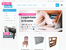 Tablet Screenshot of mueblesfaciles.com.ar